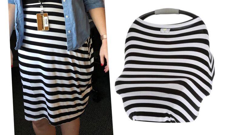 A pregnant mother is a hit on the internet after she made a faux pas with a bag of baby stuff she got from a friend. She fished out a nice item that she thought was a position dress, but she turned out to be wrong.