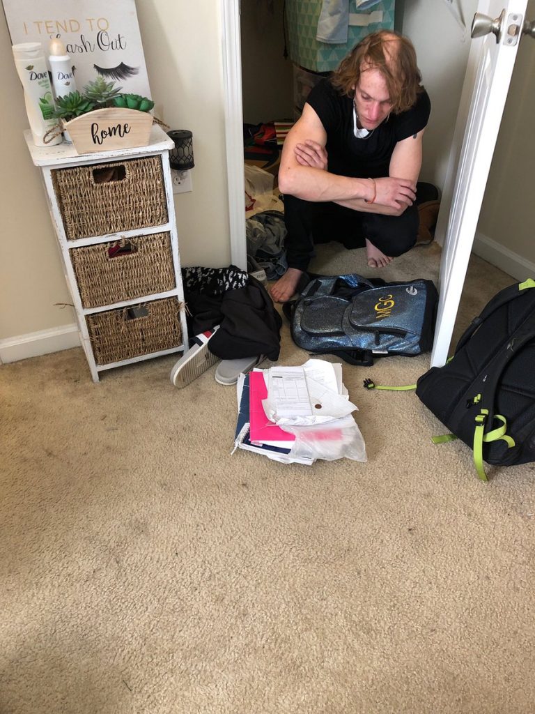 Drew found in Maddie's Wardrobe