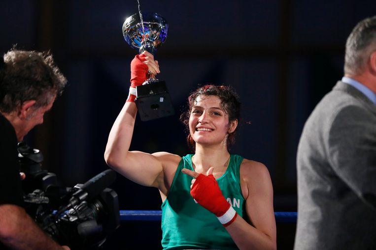 Sadaf Khadem, first Iranian woman ever wins official boxing match